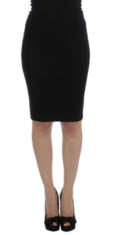PLEIN SUD Black Straight Pencil Skirt -   -  PLEIN SUD.